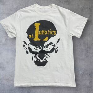 St. Lunatics Nelly 2025 World Tour Skull Logo Concert T-Shirt White Unisex M